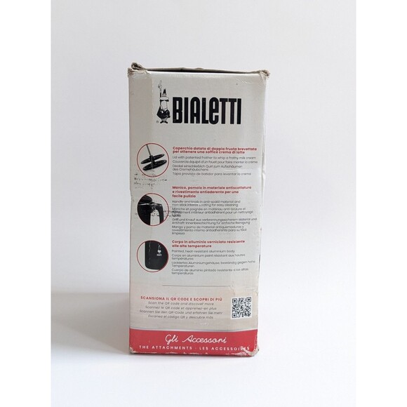Bialetti Montalatte Manual Milk Frother 330ml / 11 oz w/ Box & Manual EXCELLENT - Picture 9 of 12